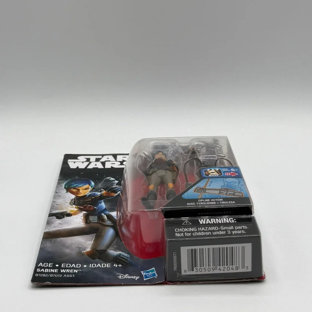 Star Wars Rebels Sabine Wren Action Figure Hasbro B7282 Zipline Action New